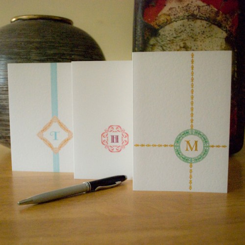 Monogram Cards